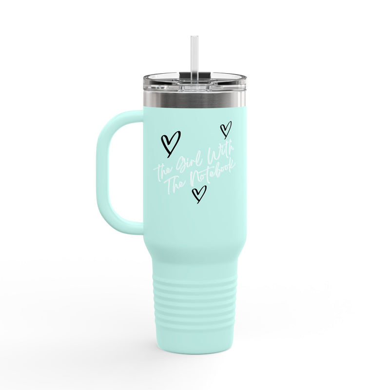 TGWTN Insulated Mug: Black/White | Teal