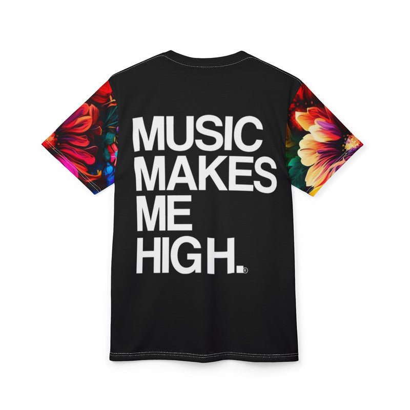 MMMH Unisex T-Shirt: Floral/Black | White