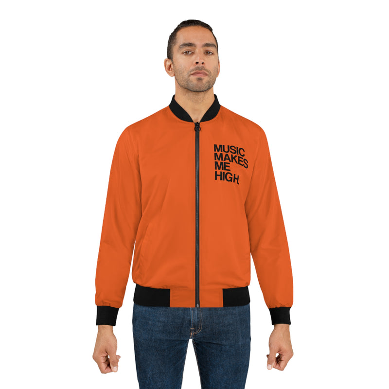 MMMH Bomber Jacket: Orange | Black Lettering