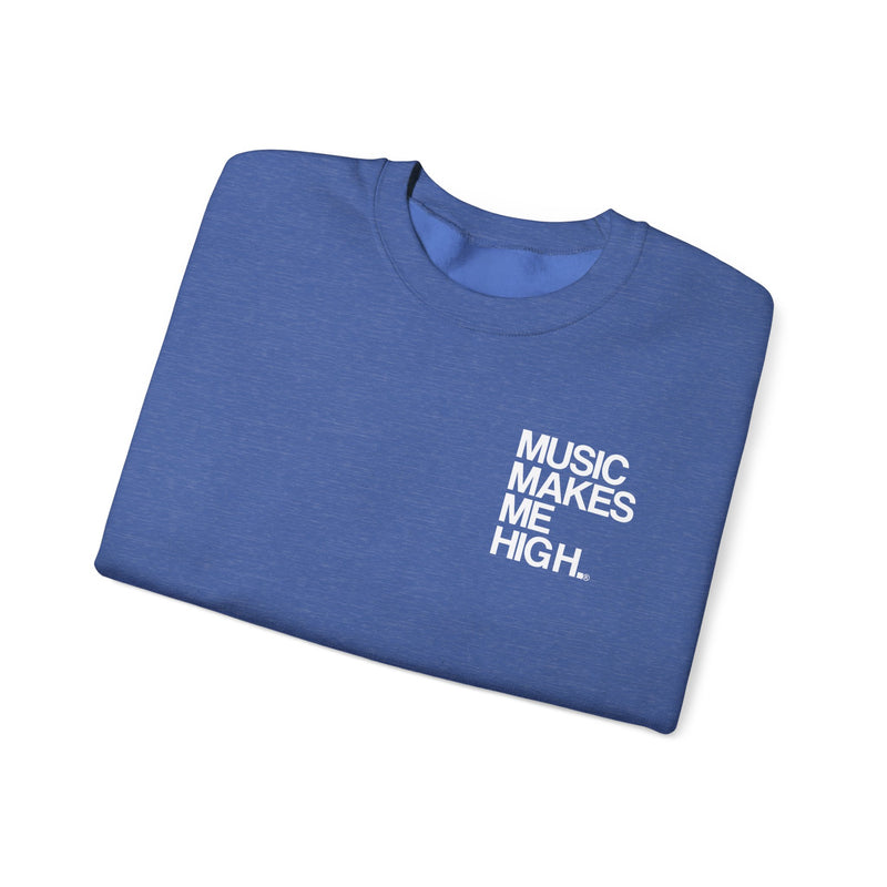 MMMH Unisex Sweatshirt: Heather Sport Royal | White Lettering