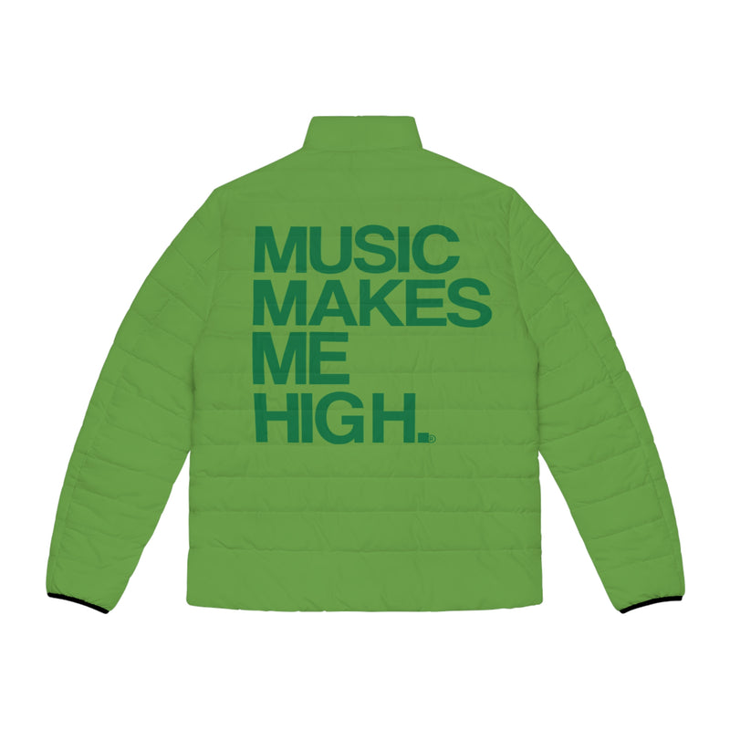 MMMH Men's Puffer Jacket: Green | Dark Green