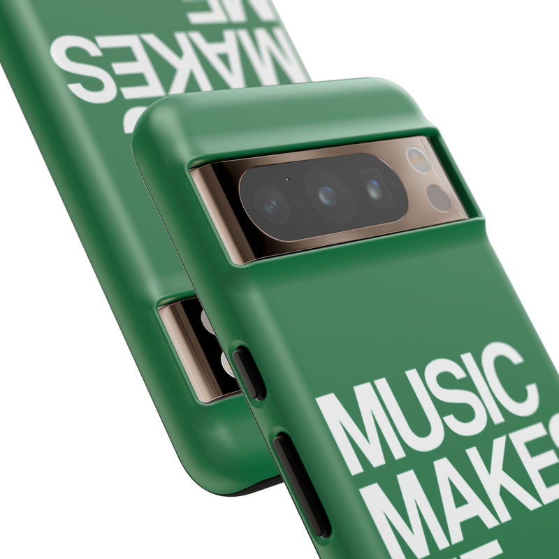 MMMH Classic Phone Case: Dark Green | White