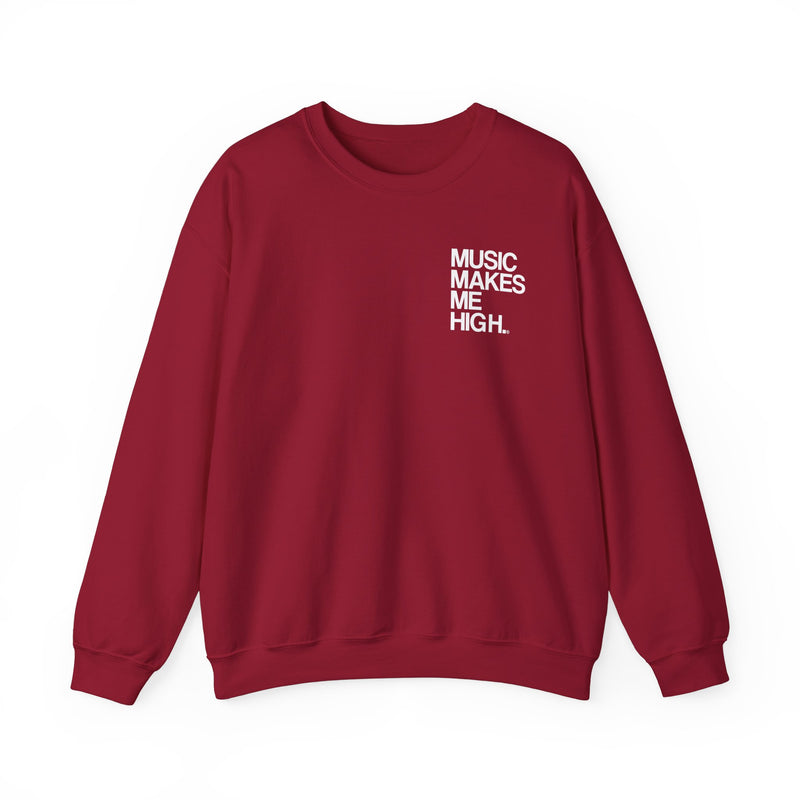 MMMH Unisex Sweatshirt: Cardinal Red | White Lettering