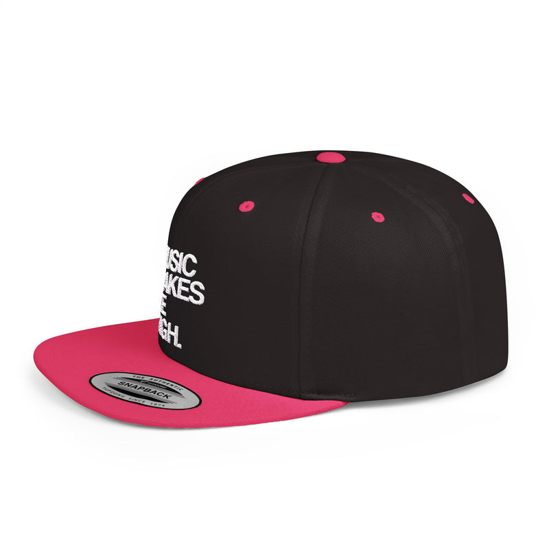 MMMH Classic Snapback: Pink | Black_White Lettering