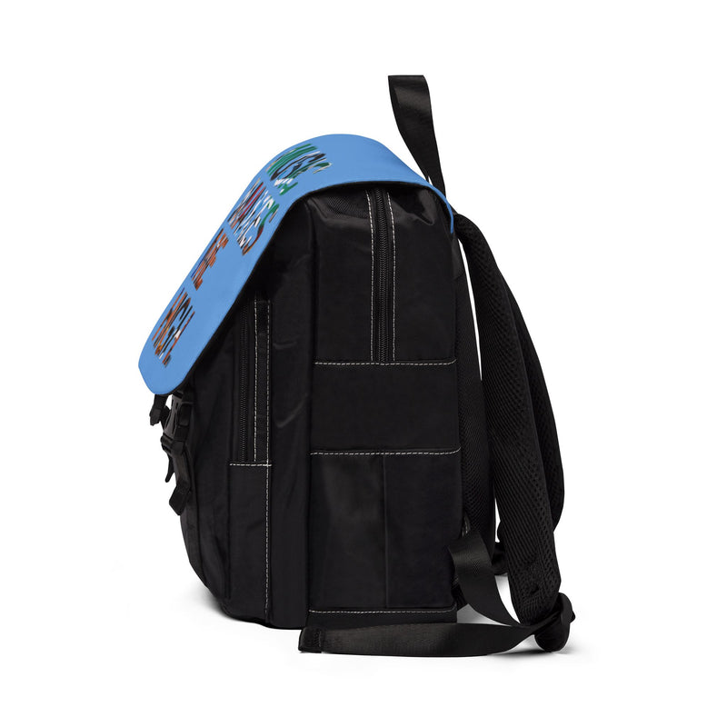 MMMH Backpack: Light Blue | Graffiti