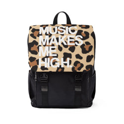 MMMH Backpack: Leopard | White