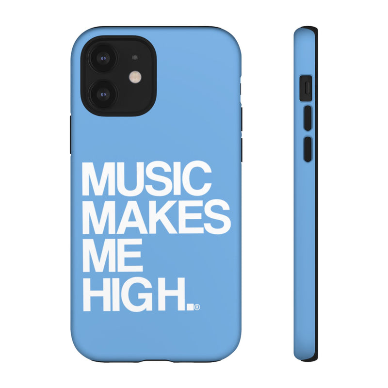 MMMH Classic Phone Case: Light Blue | White