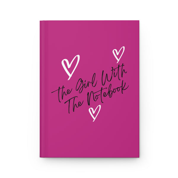 TGWTN Hardcover Journal: White/Black | Pink