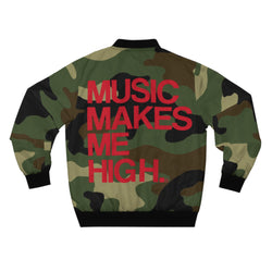 MMMH Unisex Bomber Jacket: Camo | Red