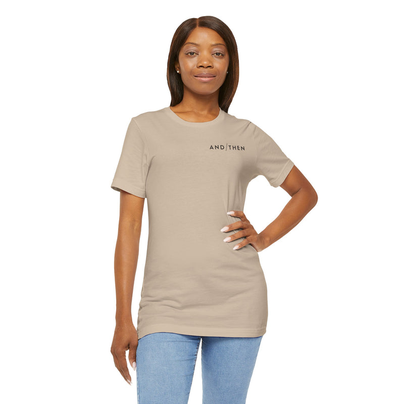 IJTT Unisex T-Shirt: AT Slash Black | Tan