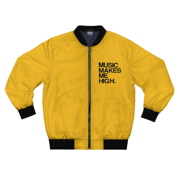 MMMH Unisex Bomber Jacket: Yellow | Black