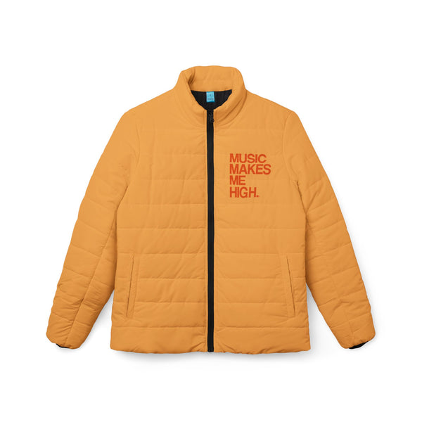 MMMH Women’s Puffer Jacket: Light Orange | Orange