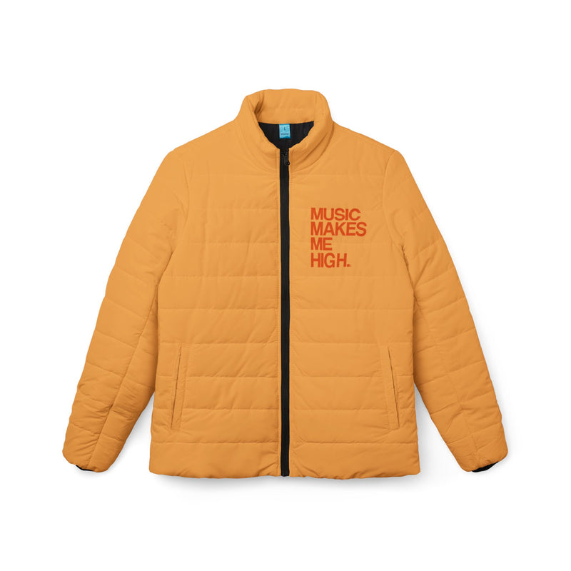 MMMH Women’s Puffer Jacket: Light Orange | Orange