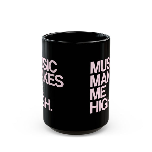 MMMH Black Mug: Light Pink