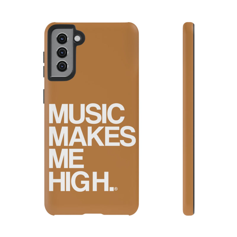 MMMH Classic Phone Case: Light Brown | White