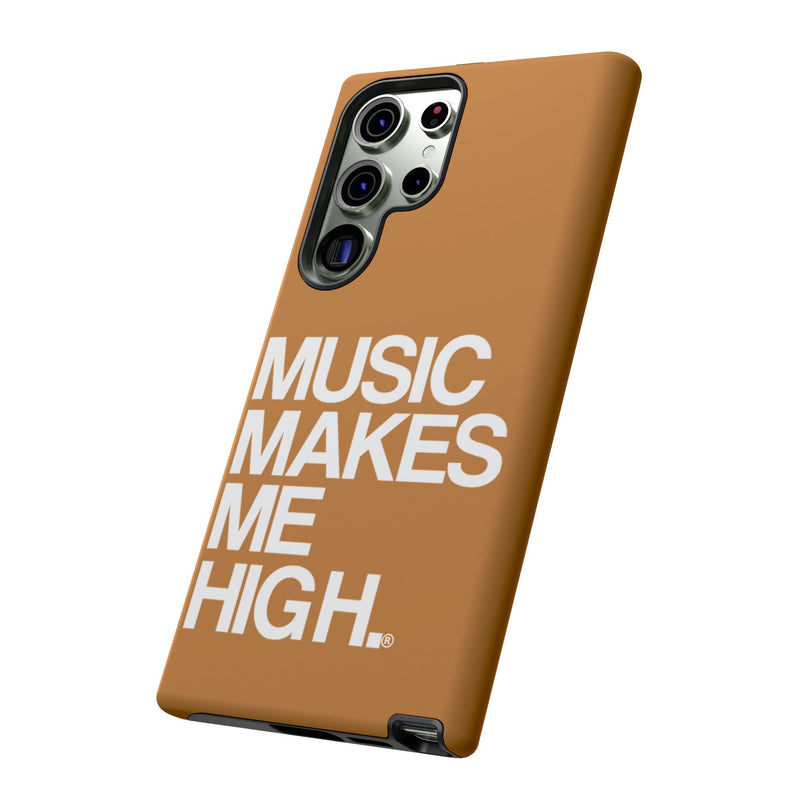 MMMH Classic Phone Case: Light Brown | White