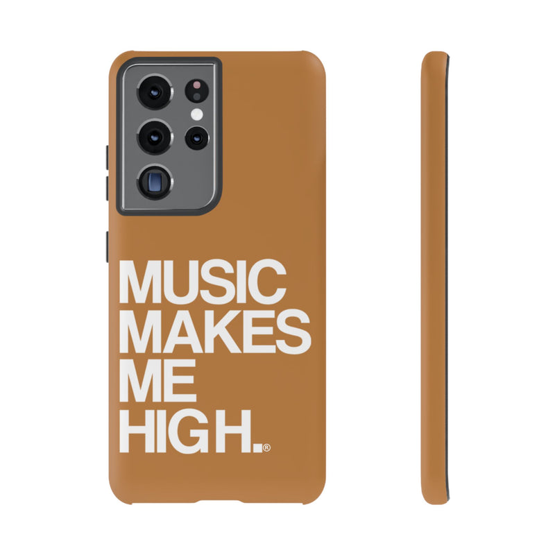 MMMH Classic Phone Case: Light Brown | White