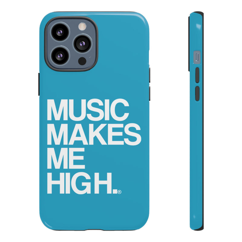 MMMH Classic Phone Case: Turquoise | White