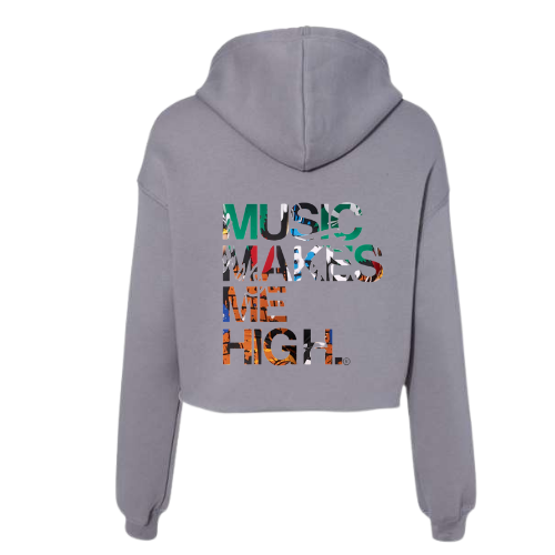 MMMH Cropped Hoodie: Storm | Graffiti