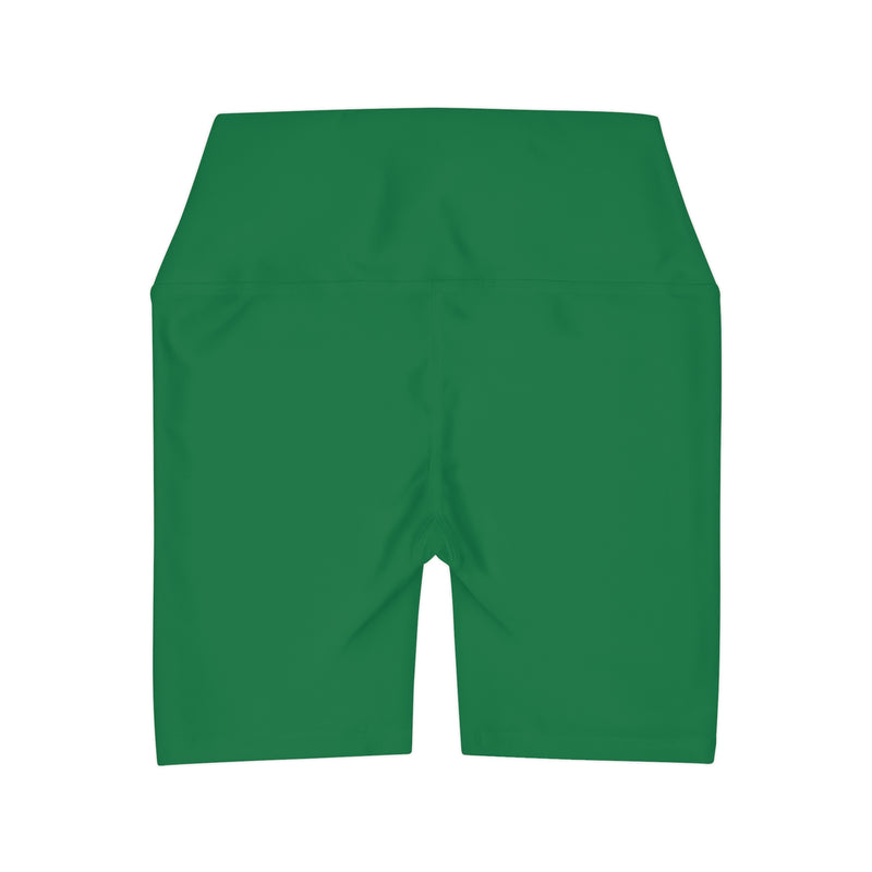 MMMH Yoga Shorts: Green | Light Green