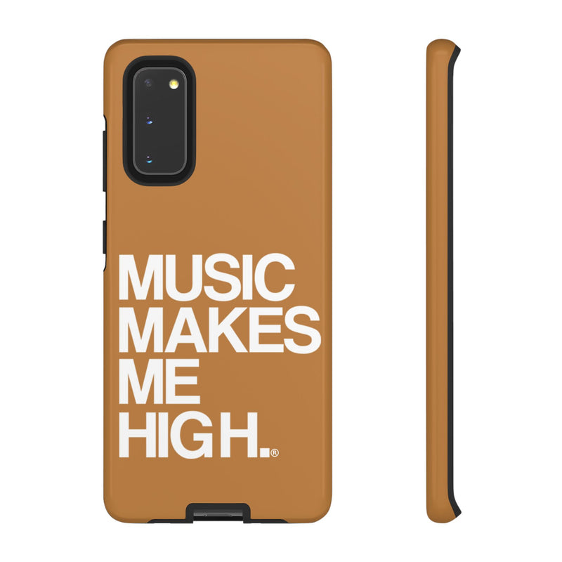 MMMH Classic Phone Case: Light Brown | White