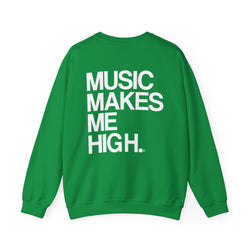 MMMH Unisex Sweatshirt: Irish Green | White Lettering