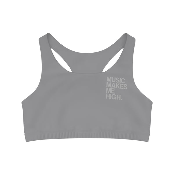 MMMH Sports Bra: Grey | Light Grey