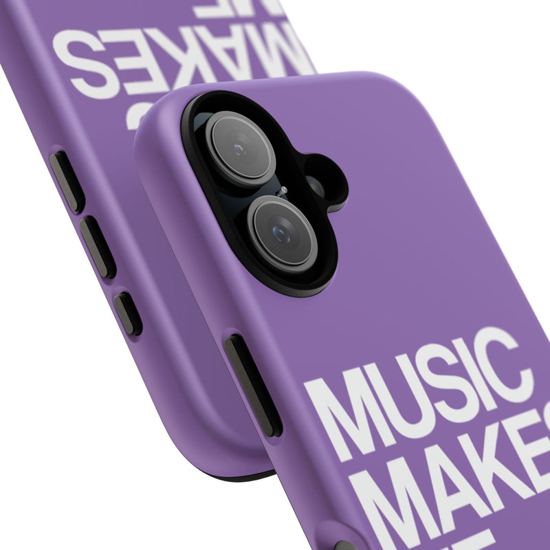 MMMH Classic Phone Case: Light Purple | White