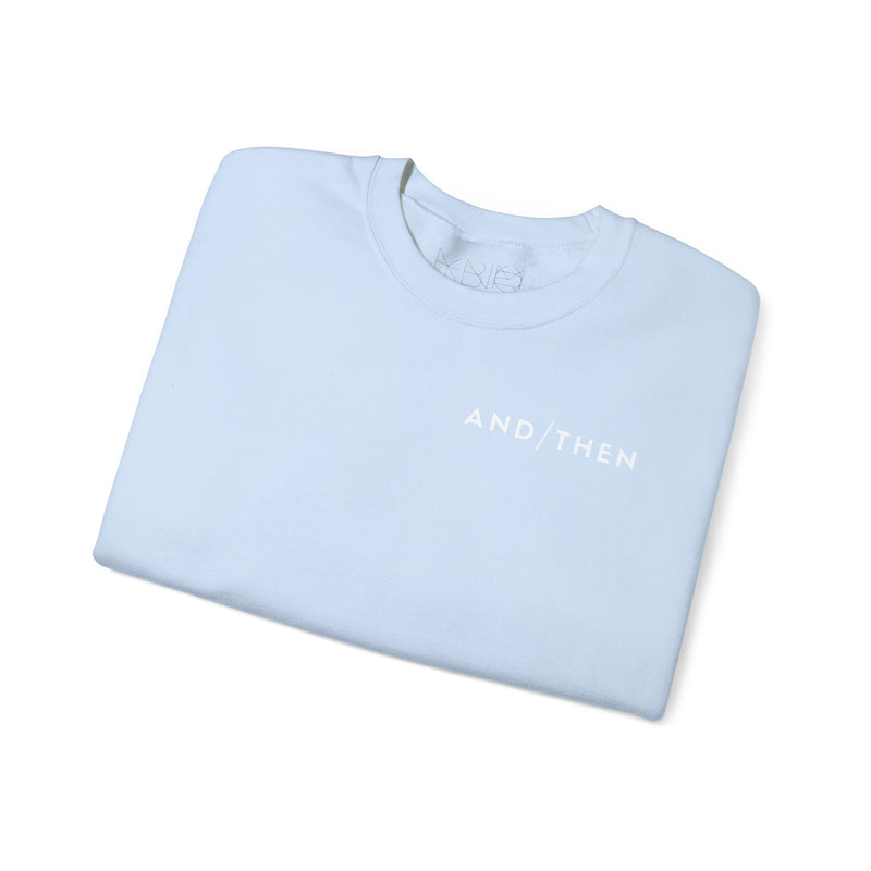 IJTT Unisex Sweatshirt: AT Slash White | Light Blue