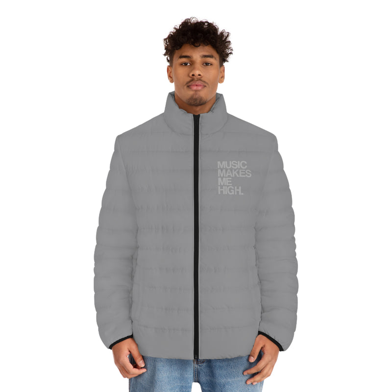 MMMH Men's Puffer Jacket: Grey | Light Grey