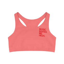 MMMH Sports Bra: Light Red | Red