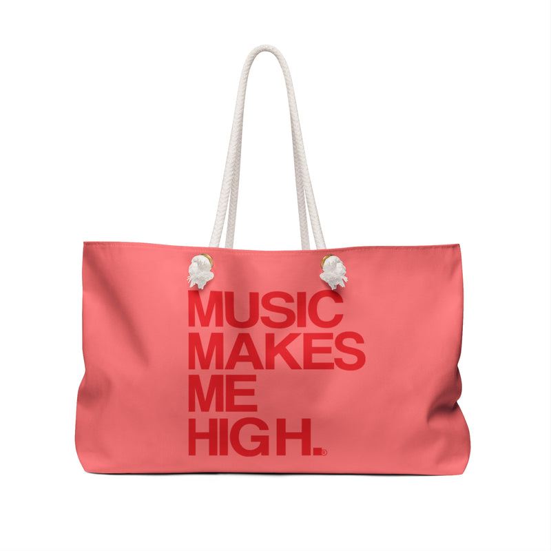 MMMH Weekender Bag (Rope Handle): Light Red | Red