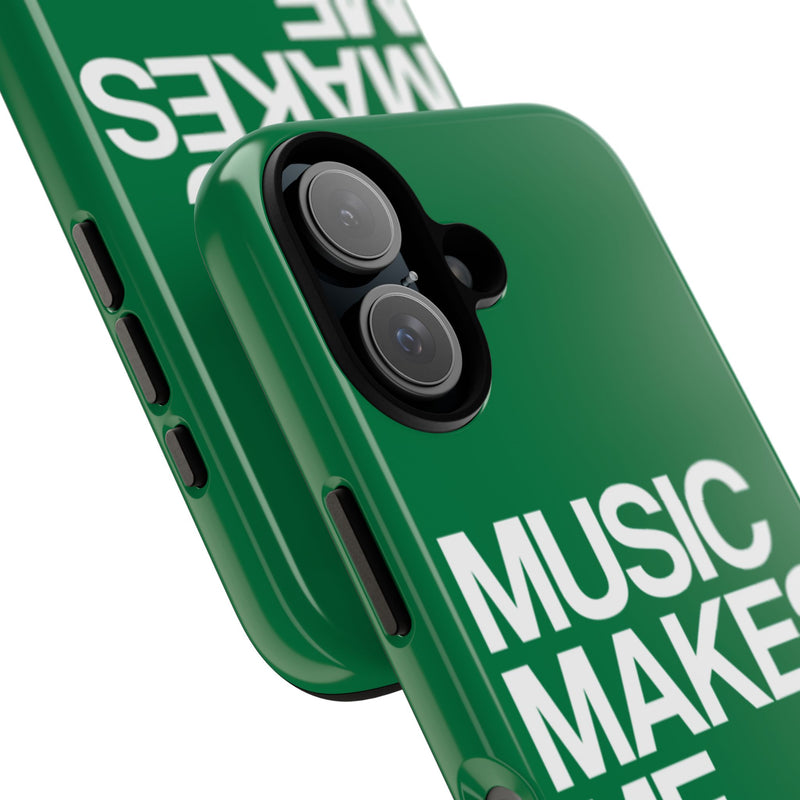 MMMH Classic Phone Case: Dark Green | White