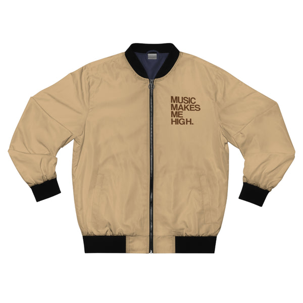 MMMH Unisex Bomber Jacket: Tan | Brown