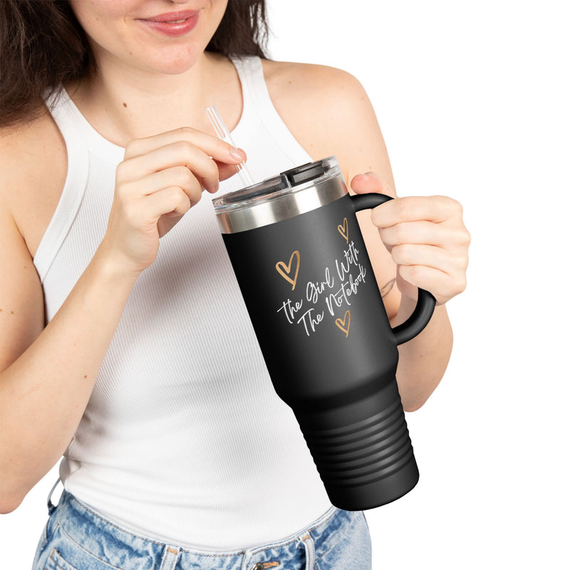 TGWTN Insulated Mug: Brown/White | Black