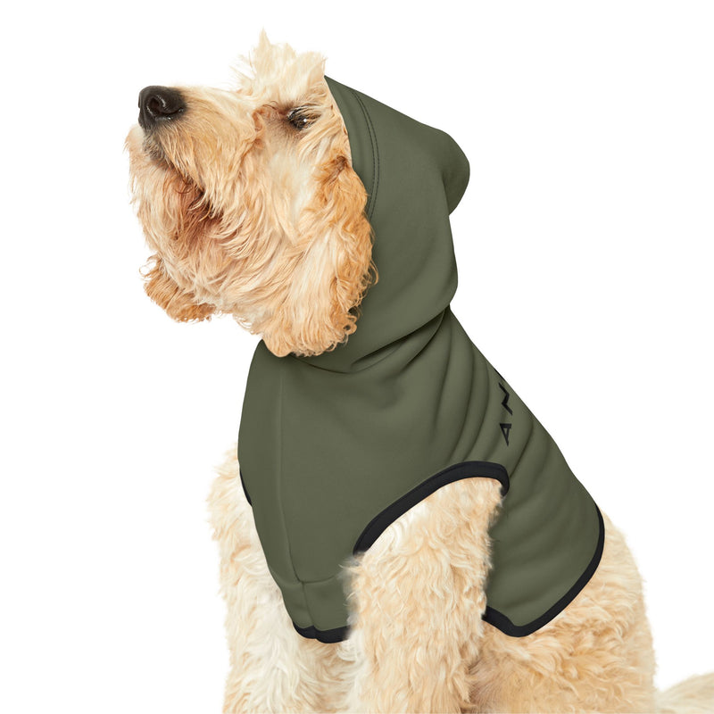 IJTT Pet Hoodie: AT Slash Black | Military Green