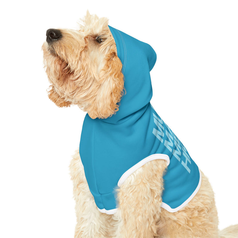 MMMH Pet Hoodie: Turquoise | Light Turquoise