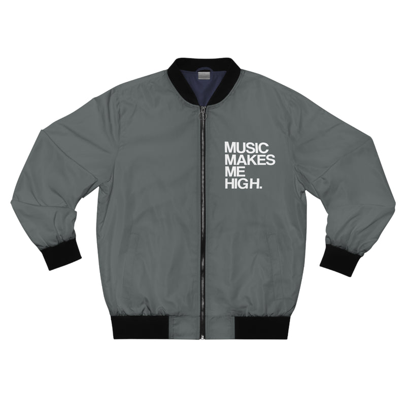 MMMH Bomber Jacket: Dark Grey | White Lettering