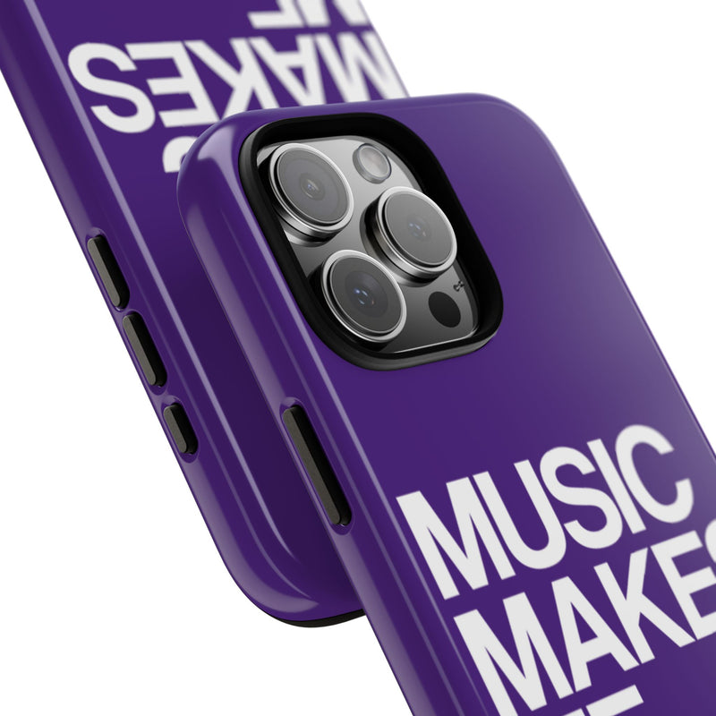 MMMH Classic Phone Case: Purple | White