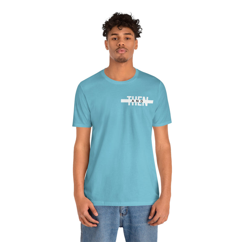 IJTT Unisex T-Shirt: AT Strike White | Turquoise