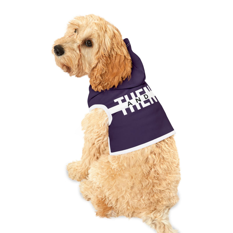 IJTT Pet Hoodie: AT Strike White | Purple