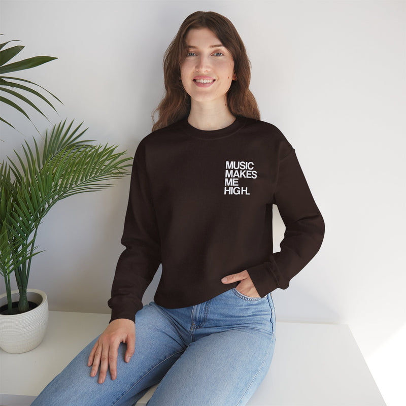 MMMH Unisex Sweatshirt: Dark Chocolate | White Lettering