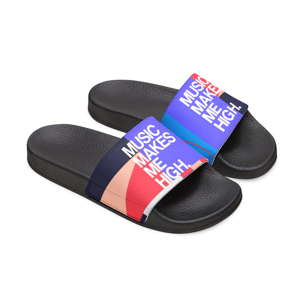 MMMH Unisex Sandals: Rene/Black | White