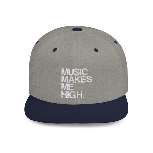 MMMH Classic Snapback: Grey | Blue_White Lettering