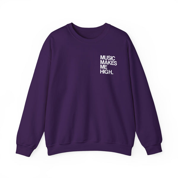 MMMH Unisex Sweatshirt: Purple | White Lettering