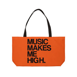 MMMH Weekender Bag (Black Handle): Orange | Black