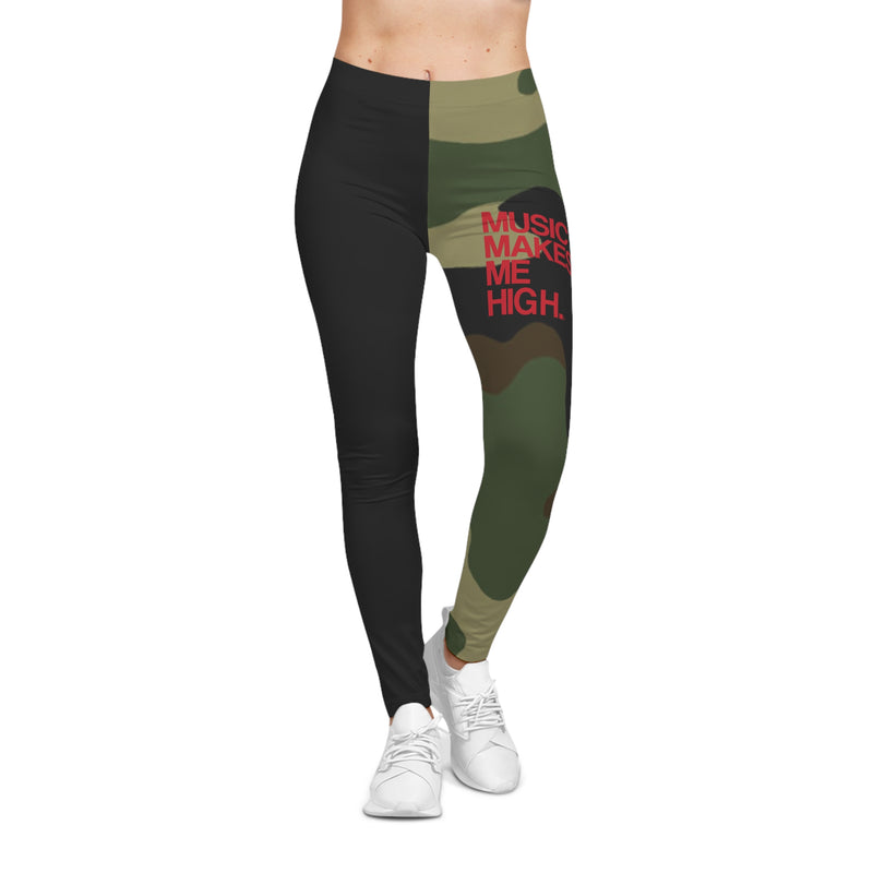 MMMH Leggings: Camo/Black | Red