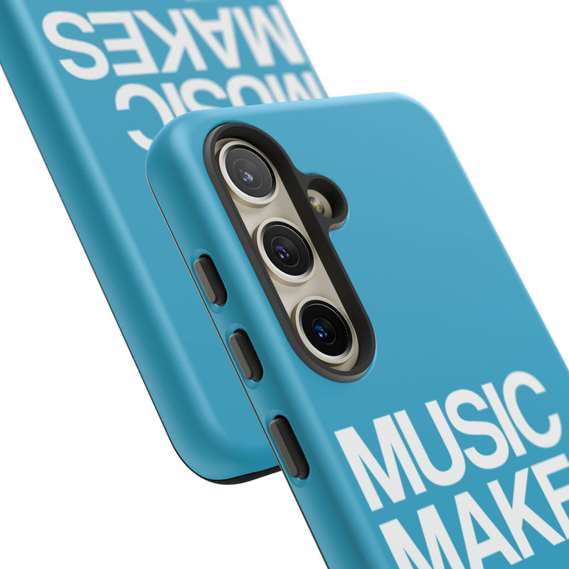 MMMH Classic Phone Case: Turquoise | White