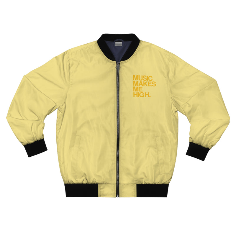 MMMH Unisex Bomber Jacket: Light Yellow | Yellow