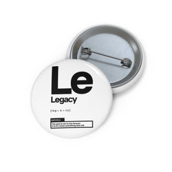 NOVL Round Pin: Legacy White | Black